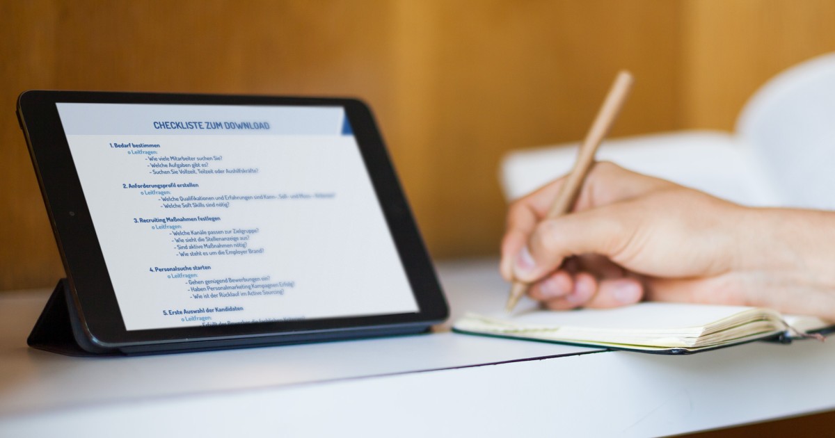 Personalauswahl Checkliste – So finden Sie Ihre neuen Mitarbeiter – Personalturm
